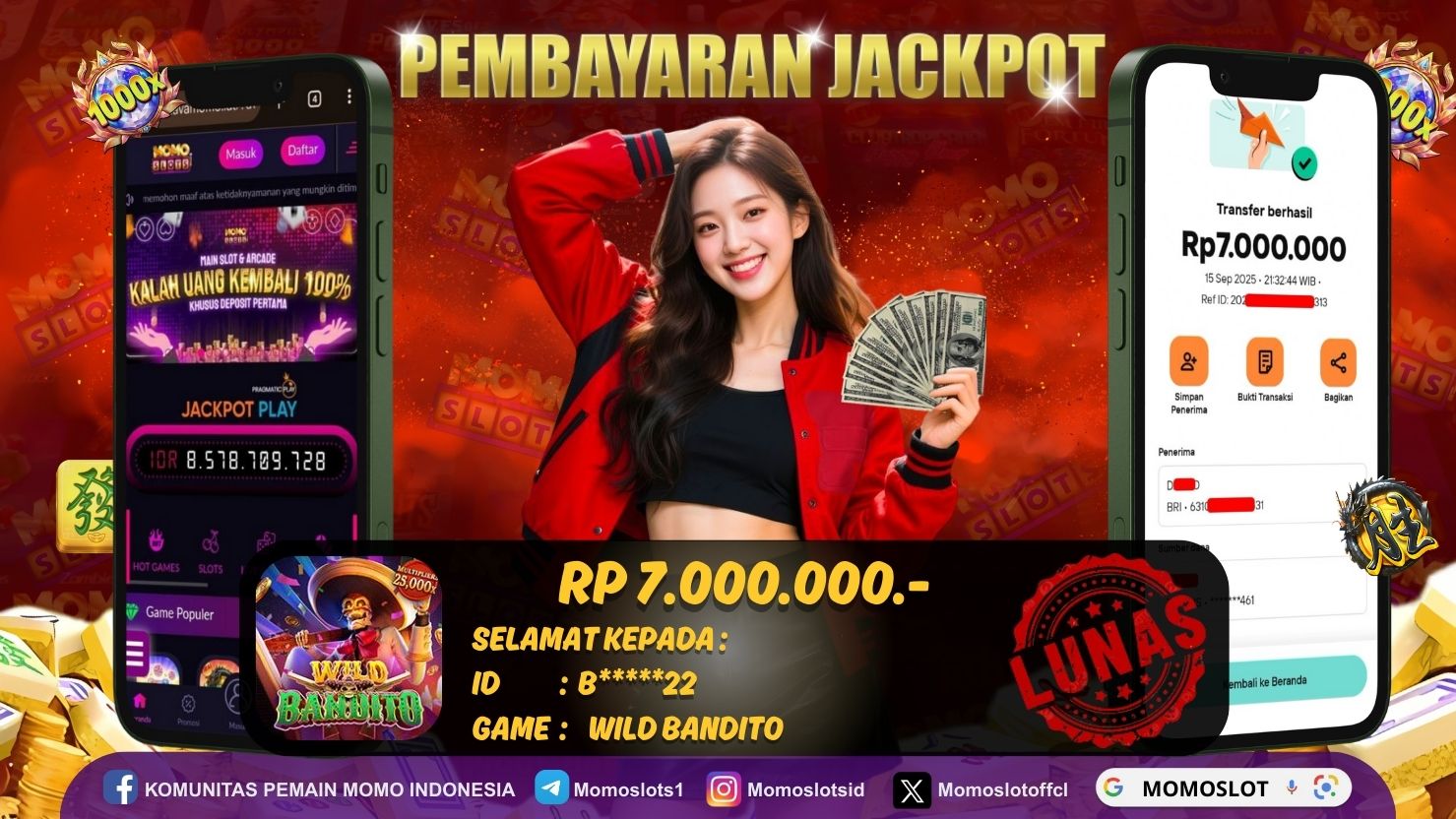 MOMOSLOTS JACKPOT SLOT WILD BANDITO